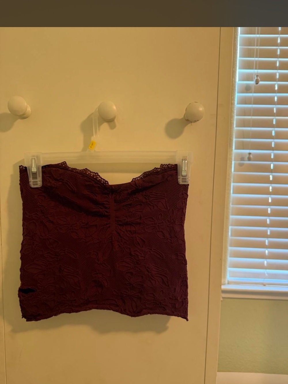 Tilly's Plum Lace Mini Skirt